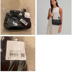 lululemon athletica Black Crossbody Bag with nano BNWT
